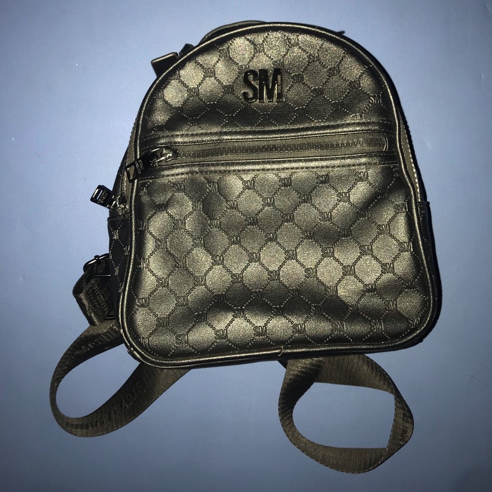 Steve Madden Black Mini Backpack